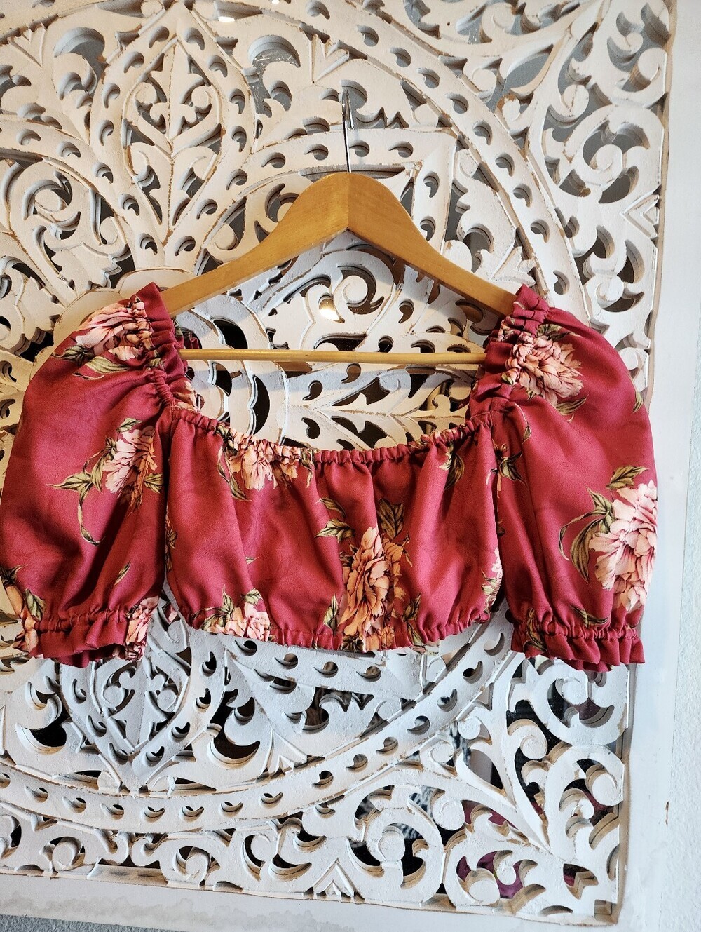 AGUA BENDITA BLOMA CROP TOP NWT SZ MEDIUM - Picture 7 of 15